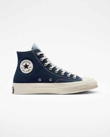 Tenisi Inalti Barbati Converse Chuck 70 Tri-Panel Bleumarin | RO DURVH147